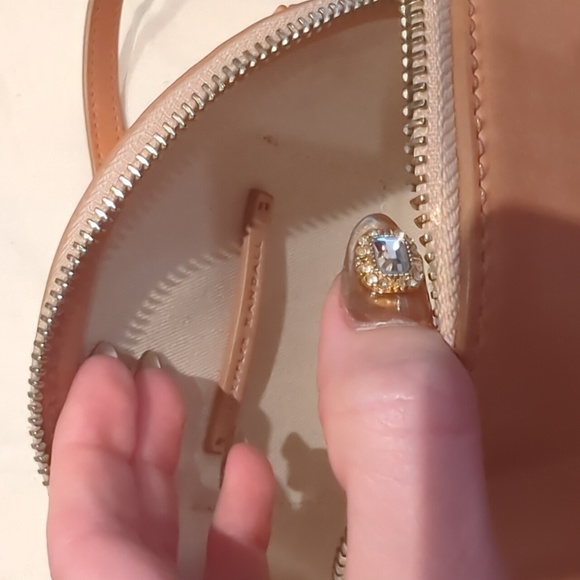 Loeffler Randall Tan Pom Pom Crossbody Bag - Picture 7 of 9